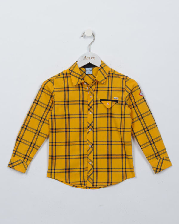 Picture of YF685 BOYS LONGSLEEVE SHIRT